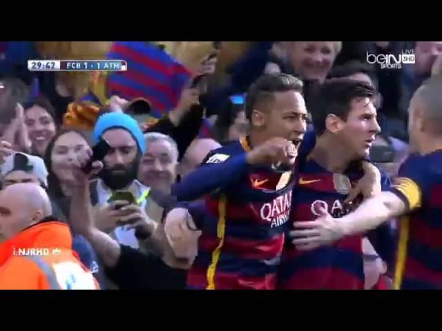 Lionel Messi vs Atletico Madrid (Home) 2015-16