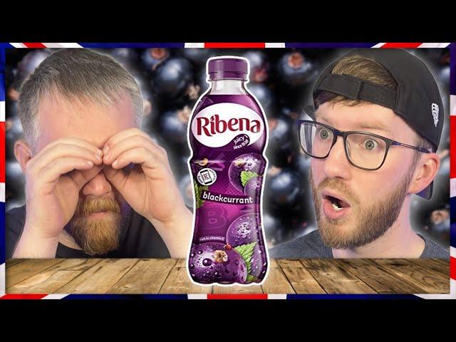 Americans Try BRITISH Ribena Juice Drink FIRST TIME!