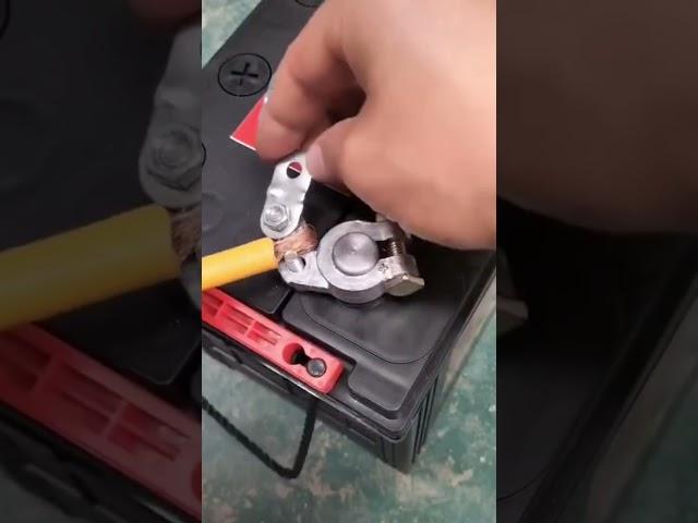 Do you know how to install the #battery  #terminal ? #car #auto #foryou #foryoupage