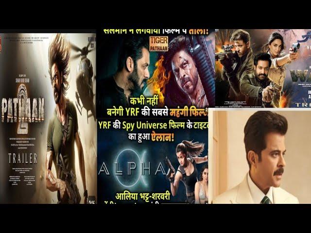 war 2 pathaan 2 tiger vs pathaan  alpha villain entry latest news yrf #bollywood