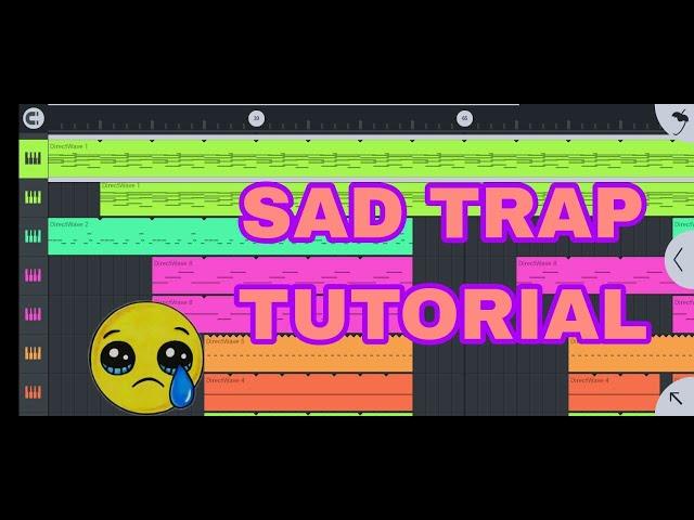 How to make a sad trap beat FL Studio Mobile Tutorial