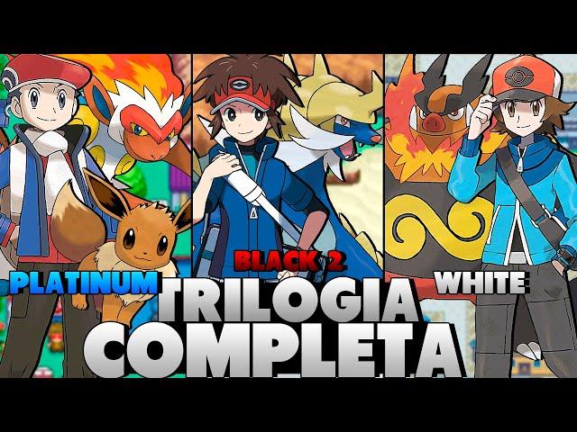 Zerando Pokémon Platinum, White & Black 2 em 1 Vídeo! (Gameplay Inédita, Jornadas Incríveis)