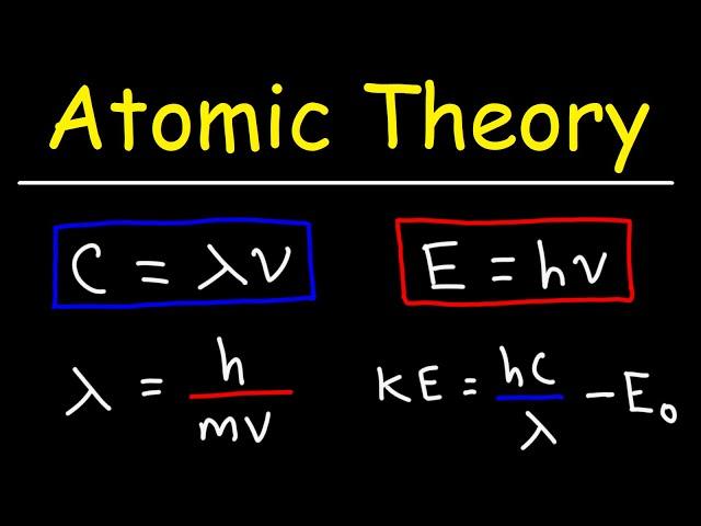 Atomic Theory Study Guide Review - Formulas