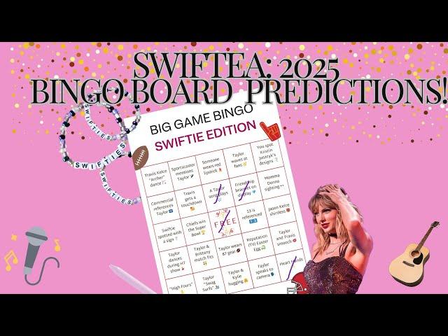 SwifTEA: 2025 Bingo Board PREDICTIONS