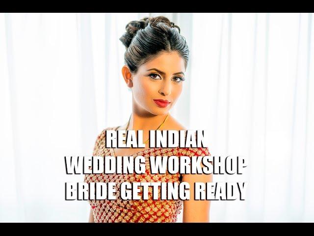 Real Indian Wedding Photography Workshop- Bride Getting Ready Crowne Plaza Cherryhill, NJ