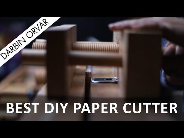 Wood Tool: Superior Way To Cut Paper // Book Plough Build