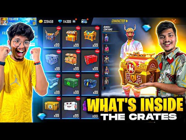 Free Fire What’s Inside The New Mystery Crates50,000Diamonds -Garena Free Fire