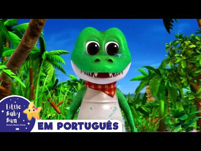 Canção do Crocodilo |  Canções para crianças | Little Baby Bum em Português