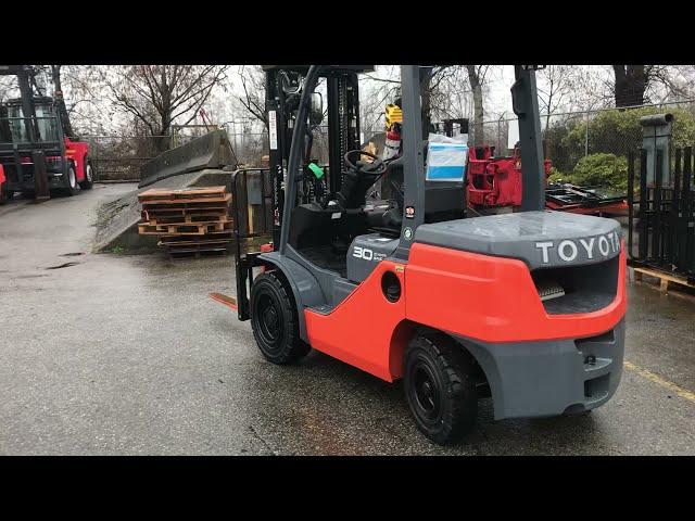 2021 Toyota Diesel 8FDU32 Forklift Walk Around