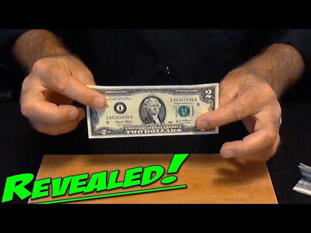 The $2 Dollar Bill Trick (Magic Trick) ~ An In-Depth Tutorial