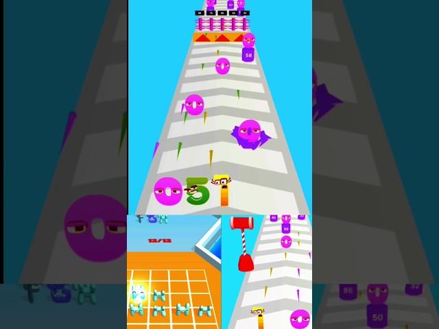 #number run lore vs merge Alphabet ABC run battle let's go  #merge #alphabetlore #alphabet