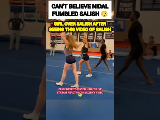 CAN'T BELIEVE Nidal Wonder FUMBLED Salish Matter?! #nalish #shorts #trending #gym #shortsfeed #fyp