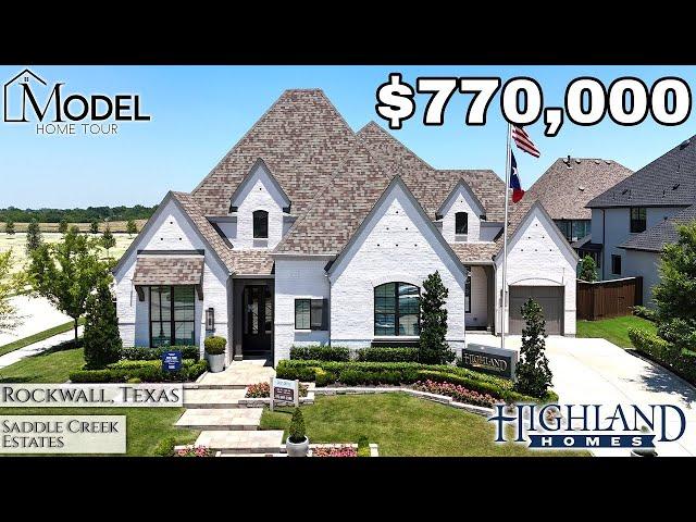 New Construction Homes in Dallas - Highland Homes in Saddle Creek Estates Rockwall, TX