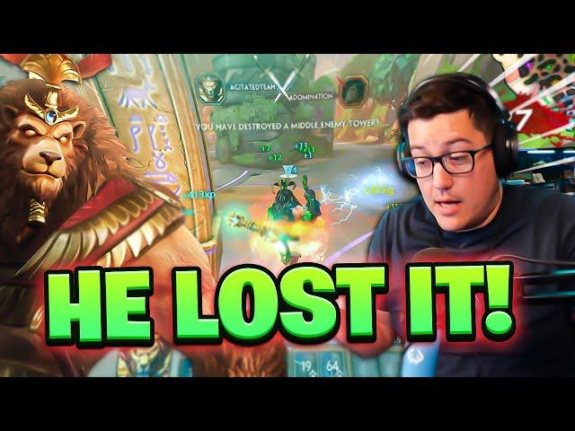 I FARMED HIM THE GAME BEFORE SO HE FLAMED ME ALL MATCH! - Anhur Hunter Smite Gameplay