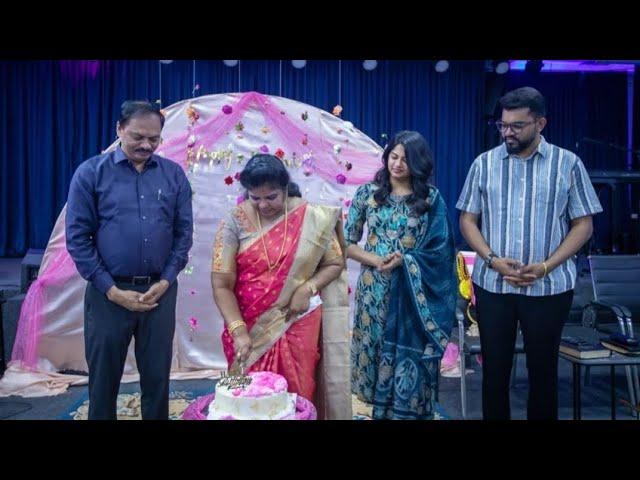 STELLA RAMOLA'S MIL BIRTHDAY CELEBRATIONS #stellaramola #birthday #couple #jesus #tamil #mil #family