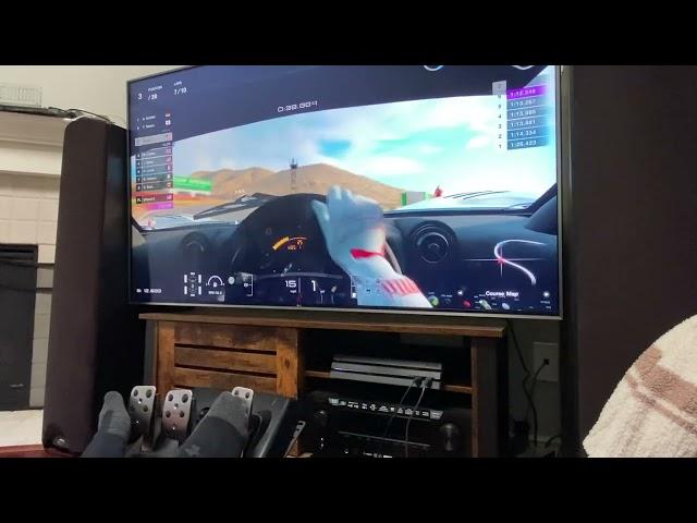 Footwork view in McLaren F1 GTR at Willow Springs