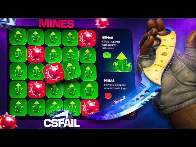 CSFAIL I MADE INSANE PROFIT WITH 5 MINE MODE?! (CS.FAIL Promo Code 2024)