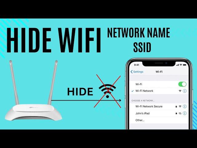 Hide Your WiFi Network Name / How To Hide Your WiFi Name (SSID) In TP-Link Router#hide #tplink