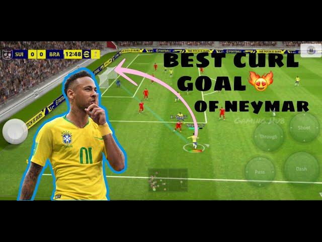 Best curl goal of neymar  | efootball 2023 | Gaming Hub