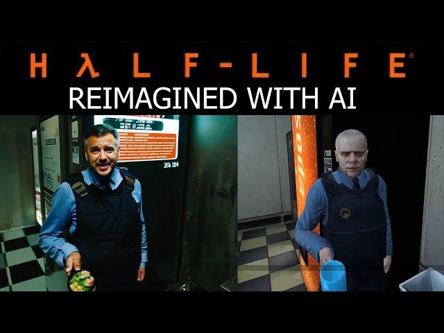 Half Life with ultra-realistic graphics Gen-3 video to video Runway ML Artificial intelligence