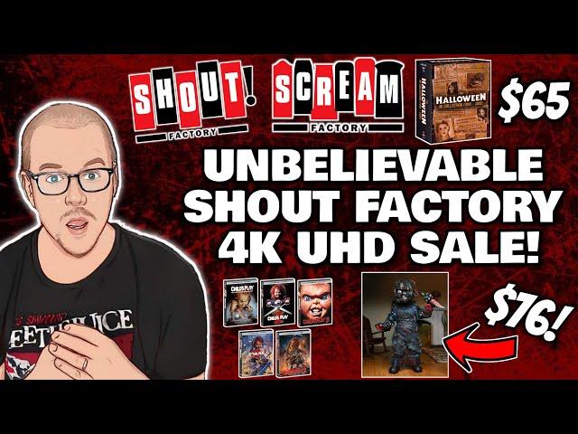 Unbelievable NEW SHOUT Factory/SCREAM Factory 4K SALE! - Pins And ALL!