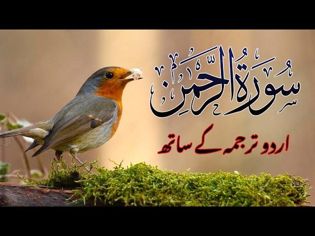 Surah Rahman with Urdu Translation | Beautiful Quran Tilawat by Qari Abdul Basit  | سورۃ الرحمن
