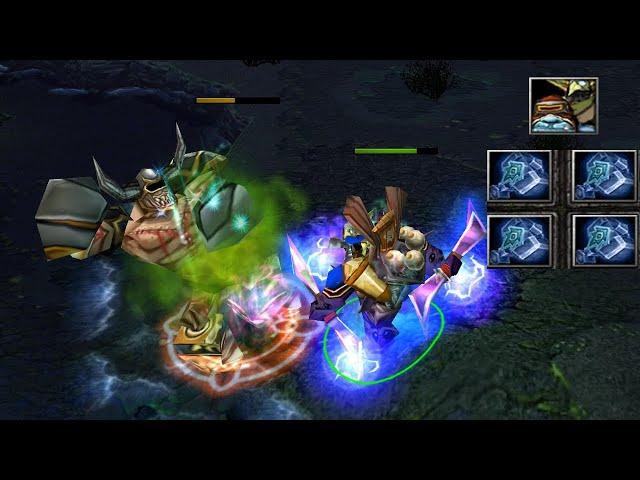 DOTA ALCHEMIST 4x MJLONIR = 999% ATTACK SPEED ( 1 SEC = 1 KILL)