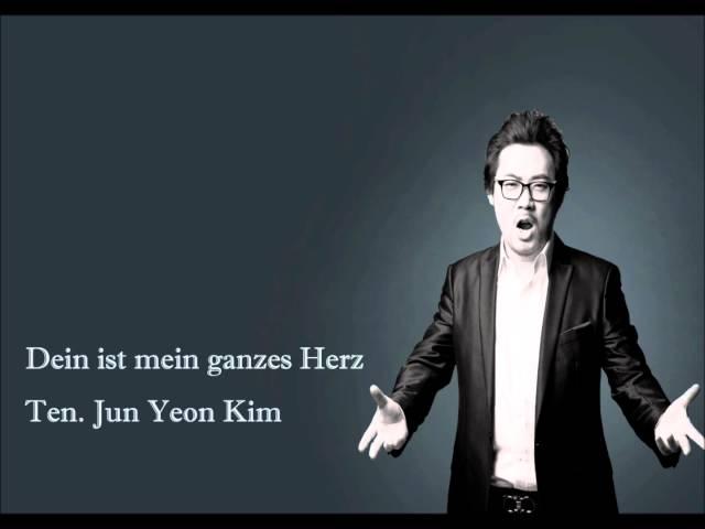 Dein ist mein ganzes Herz - Tenor Jun Yeon Kim 테너 김준연