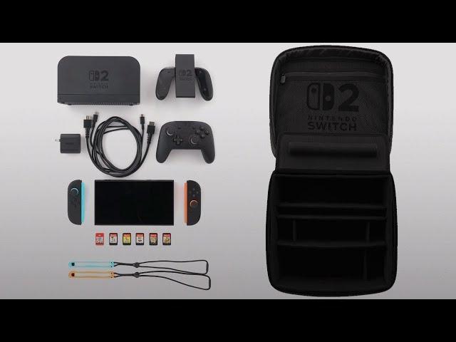 Nintendo Switch 2 All-In-One Carrying Case ASMR & Showcase