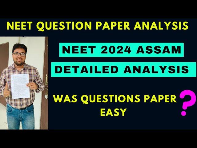 NEET UG 2024 Question Paper Analysis | Complete Analysis #neet2024