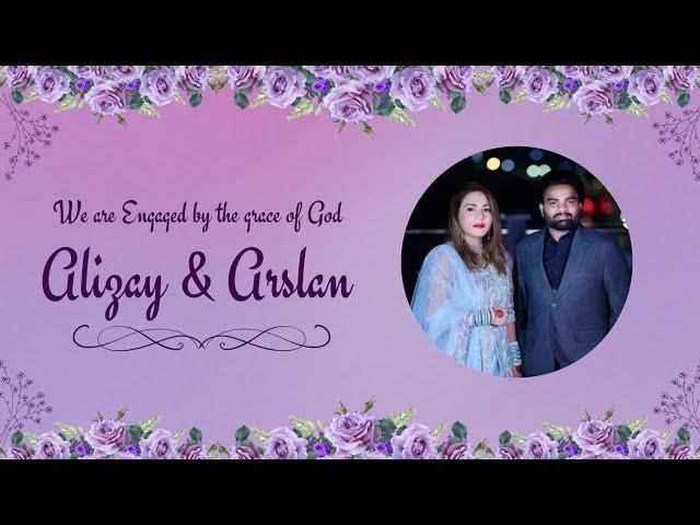 Engagement Ceremony Video  ll  Alizay  Arslan ll 31/8/2024