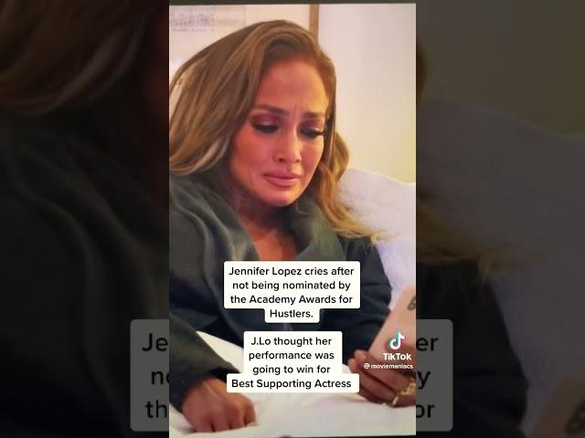 Jennifer Lopez cries over not being Oscar - Nominated for ‘Hustlers’