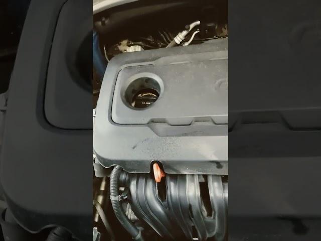 Full synthetic oil change on a 2020 #Hyundai Santa Fe using #Supertech oil and Advanced #synthetic