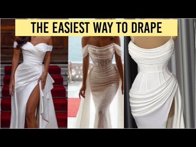 Draping Techniques | How to Drape on a Dress and Skirt | Step by Step Tutorial with Slash and Spread