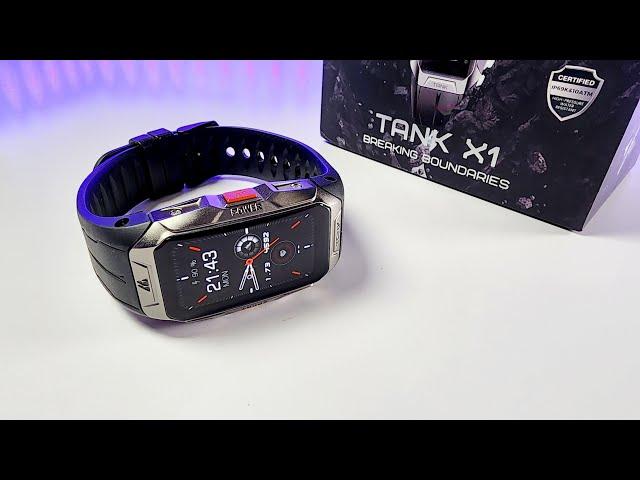 Плюнул на Amazfit и Взял 3D AMOLED Армейские Часы ip68! Новинка Kospet Tank X1