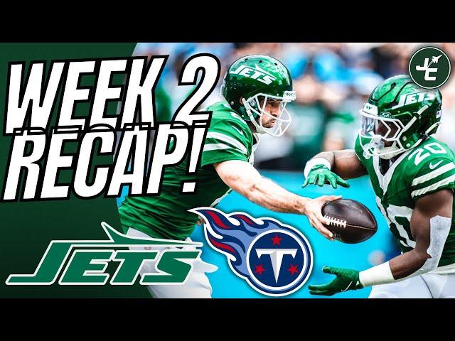 MUCH NEEDED WIN! | New York Jets vs Tennessee Titans RECAP & REACTION! Week 2 2024