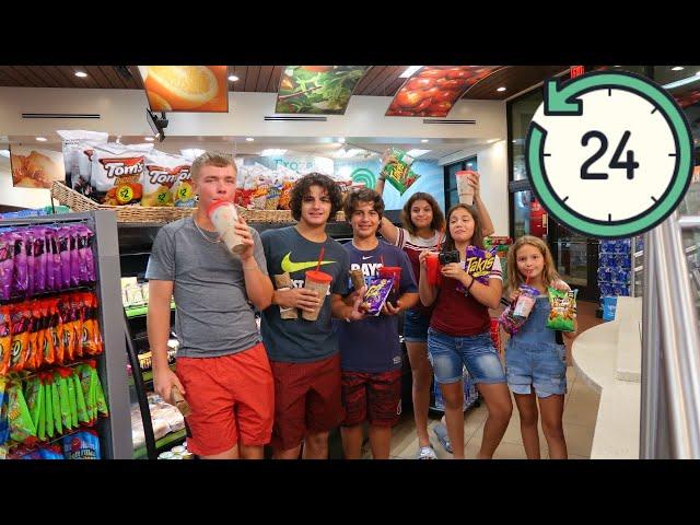 WE ONLY ATE GAS STATION FOOD FOR 24 HOURS !!