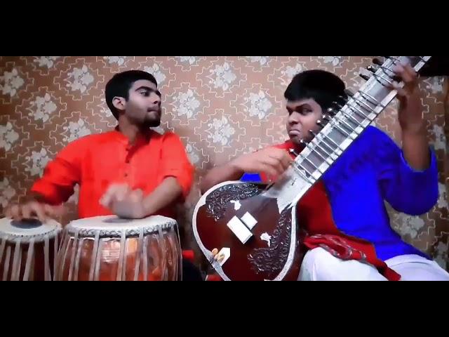 Raga Yaman Kalyan ~ Aahir Ray & Rishiraj Bhattacharya ~ Sitar & Tabla Jugalbandi ~ HD+