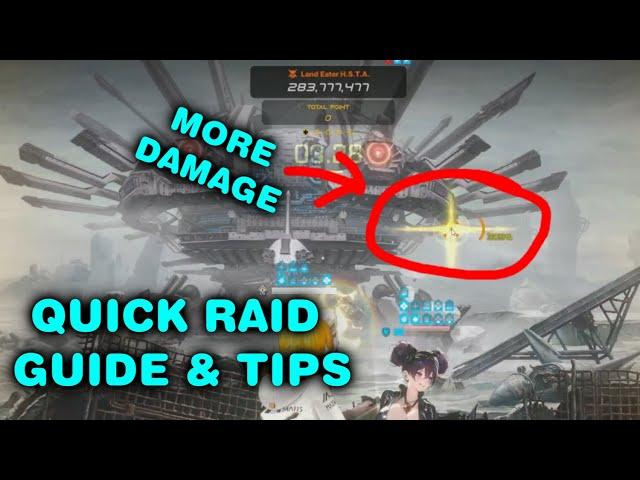 INCREASE YOUR DAMAGE EASILY WITH THESE QUICK TIPS | Land Eater Solo Raid #18 Guide | Nikke