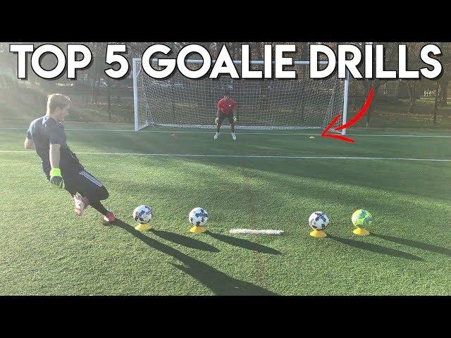 TOP 5 GOALKEEPER TRAINING DRILLS - REACTION DRILLS FOR GOALIES