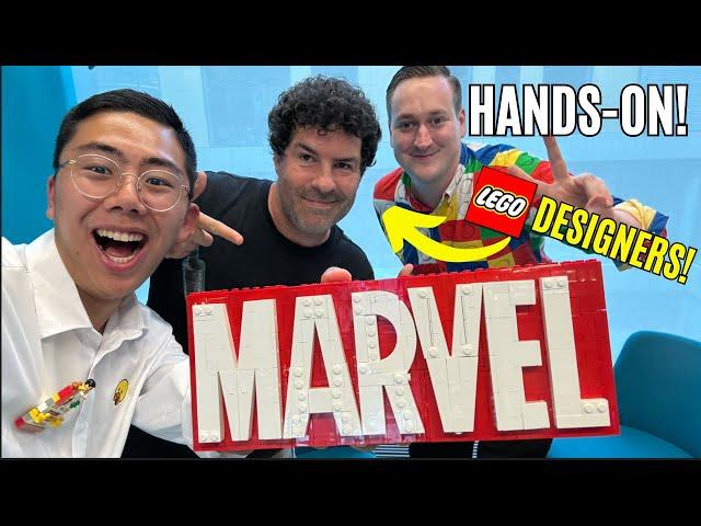 Hands On with the NEW LEGO Marvel Logo 2025 Set!