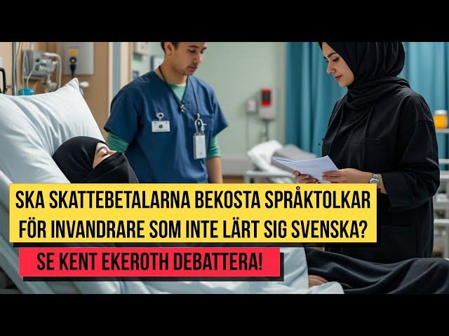 Ska skattebetalarna betala för invandrares språktolkar? Se debatten med Ekeroth