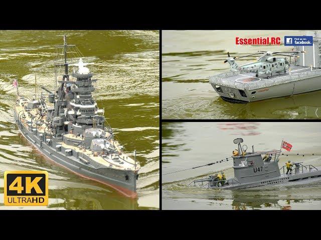 SUPER DETAILED RC SHIPS, BOATS and SUBMARINES (SRCMBC 'Navy Day' 2017) [*UltraHD and 4K*]