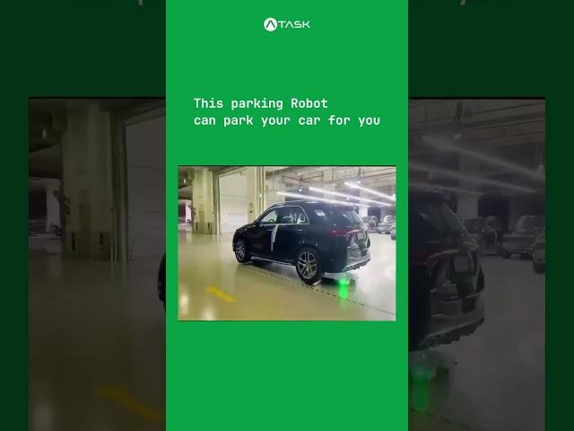 Introducing the future of convenience: meet the self-parking robot!