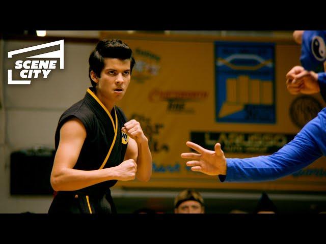 Miguel vs. Xander Tournament Fight Scene | Cobra Kai S01E10