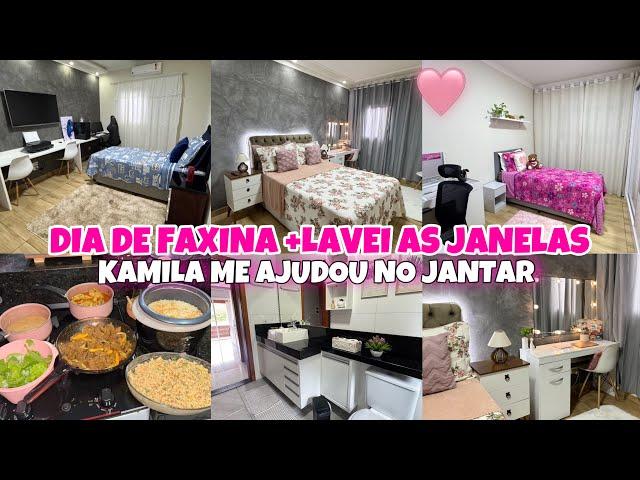 FAXINA PESADA / Lavei as Janelas / LAVAGEM DOS BANHEIROS /Jantar DeliciosoBOLO DE MILHO E CHOCOLATE