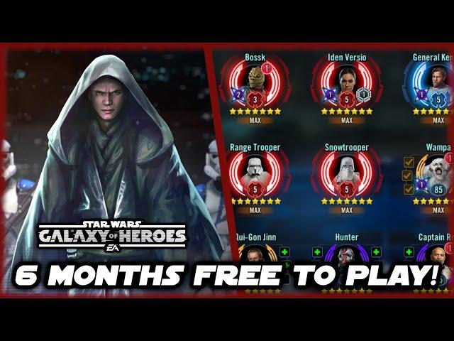 This Is What 6 Months Free to Play Looks Like in 2024 for Star Wars Galaxy of Heroes!