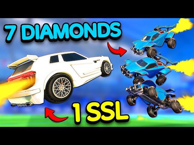 1 SUPERSONIC LEGEND gegen 7 DIAMONDS...  Rocket League