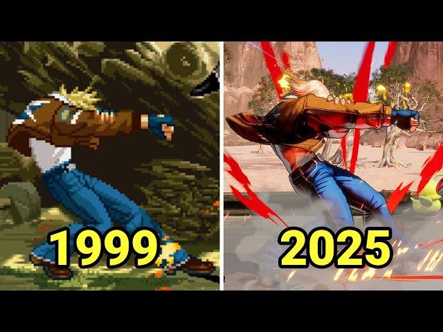 Evolution of Terry Bogard's Buster Wolf