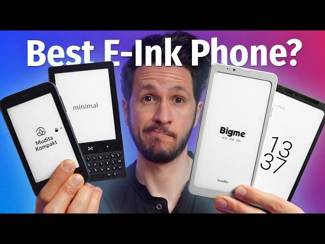 Best E-Ink Phone: Minimal Phone, Bigme Hibreak Pro, Mudita Kompakt or Hisense A9
